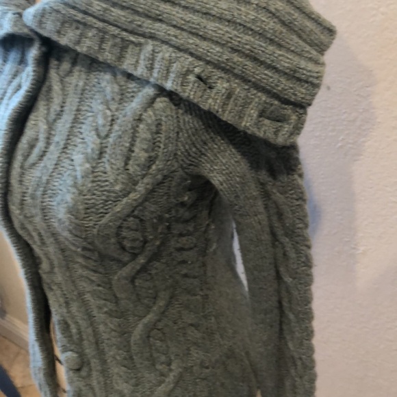 Cottagecore wool sleeping on snow button down sweater - Picture 2 of 9